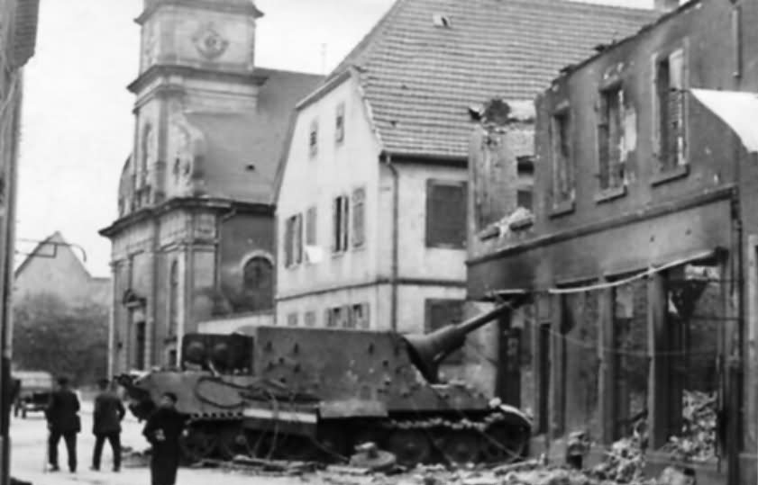 Abandoned Jagdtiger 131 Schwere Panzerjager Abteilung 653