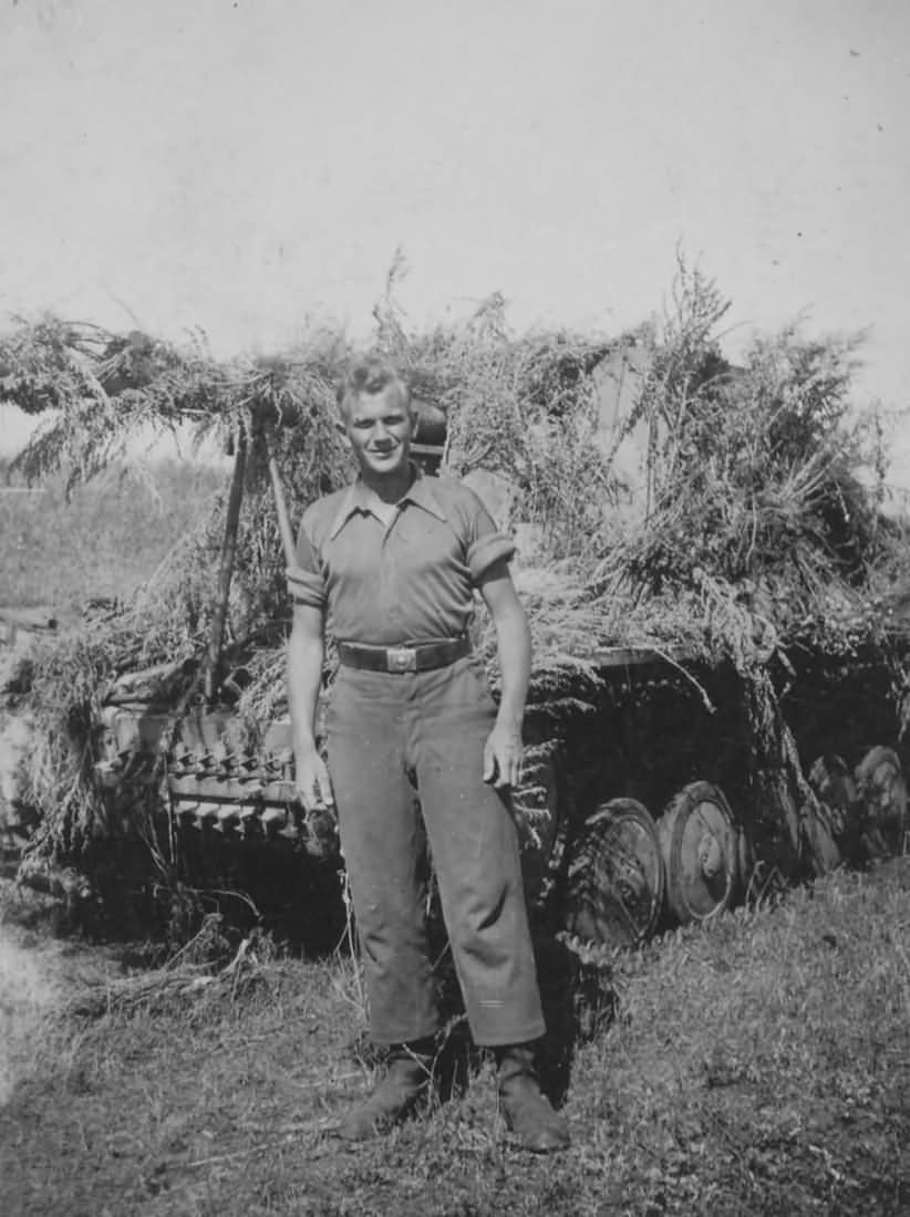Camouflaged Marder II