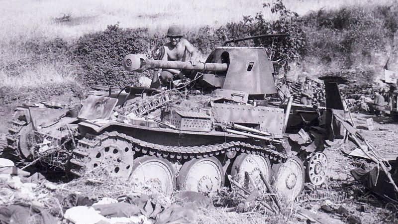 Marder III destroyed