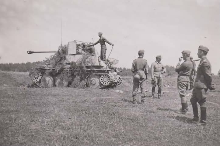 Marder III during field trials 35