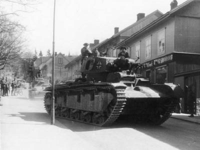 Neubaufahrzeug of Panzer Abteilung z.b.V. 40 Norway April 1940