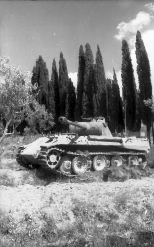 German Panther tank Italy 1944 3