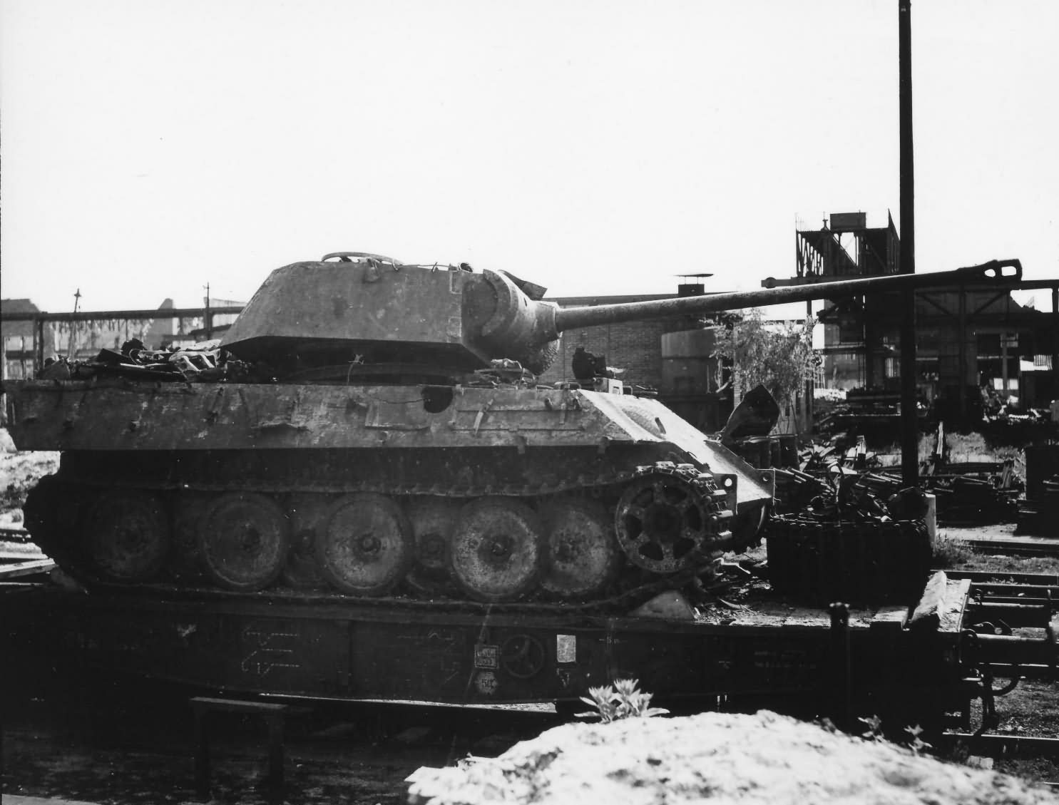 Panther ausf G at MAN factory Nuremberg photo
