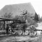 Panther tank Rhine 1945