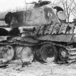 Destroyed Panther Ausf. A number 112