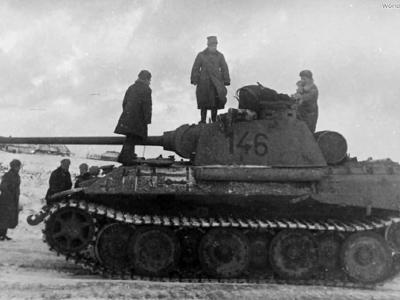 Captured Panther number 146, Eastern Front