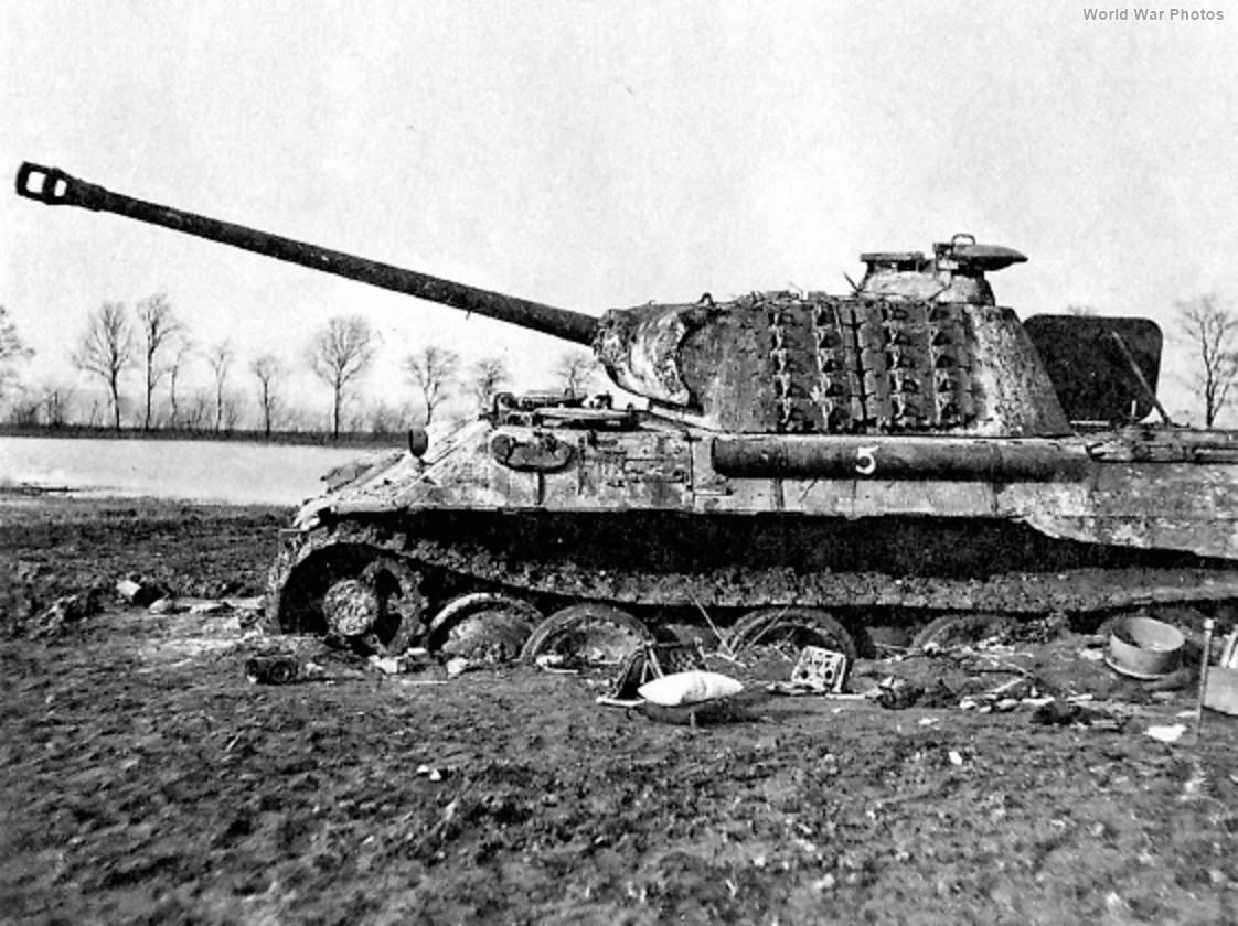 Destroyed Panther Ausf A