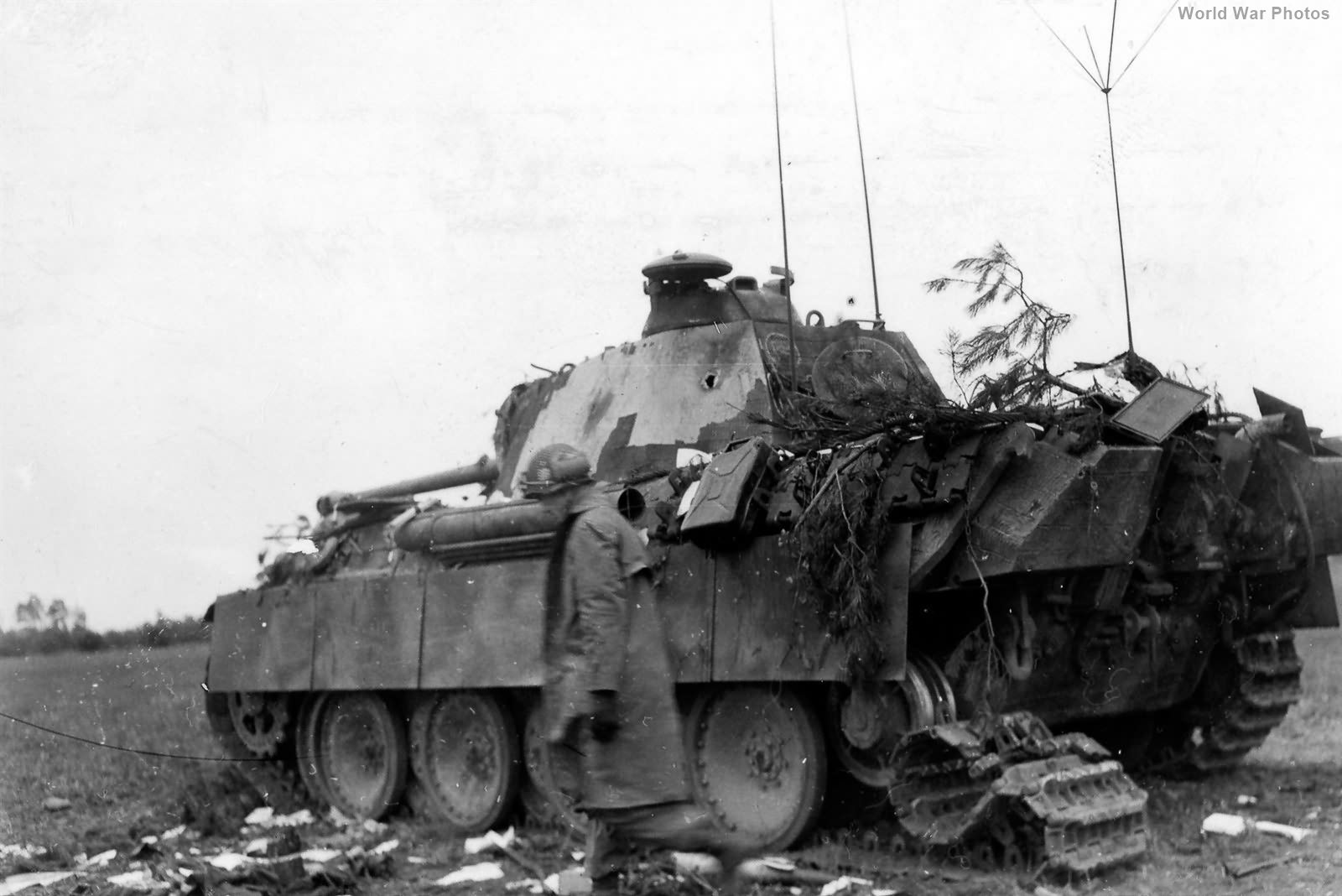 Panther destroyed by 101st Airborne in Erf, Holland, Market Garden 23 September 1944