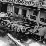 Panther turrets at Maschinenfabrik Niedersachsen Hannover MNH