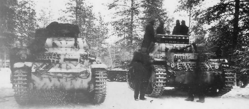 Pz.Kpfw. II and III of SS Division Nord Finland
