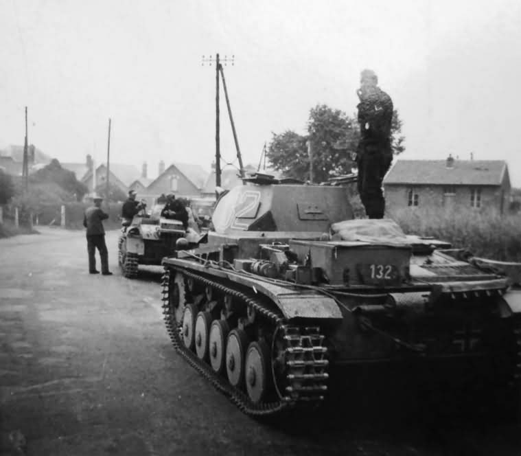 Panzer II number 132