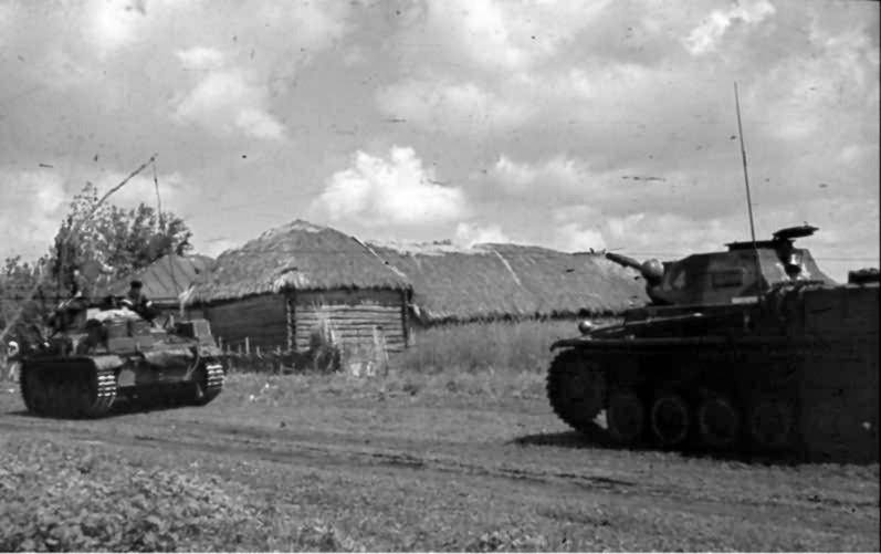 Panzer II tanks in Russia