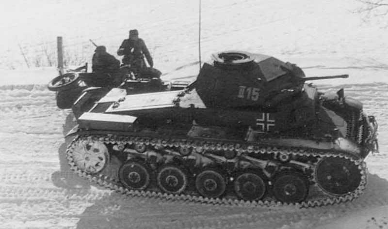 Panzer II with Number II15