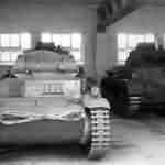 Panzer II and IV tanks