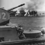 Panzer II tank in action
