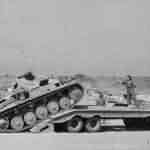 US Army Ordnance Unit Recovers Afrika Korps Panzer II Heliopolis Egypt August1942