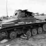destroyed Panzer II