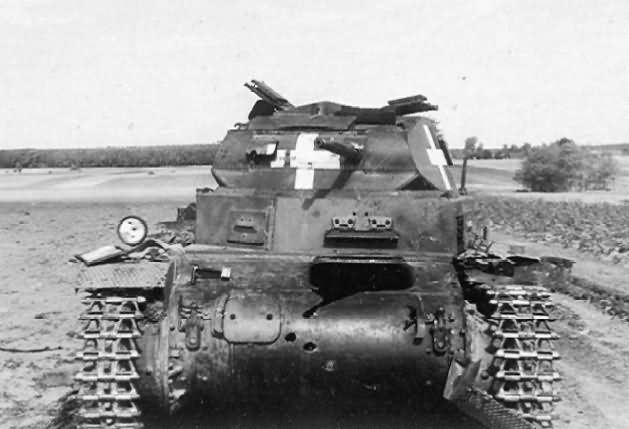 destroyed Panzer II Poland 1939