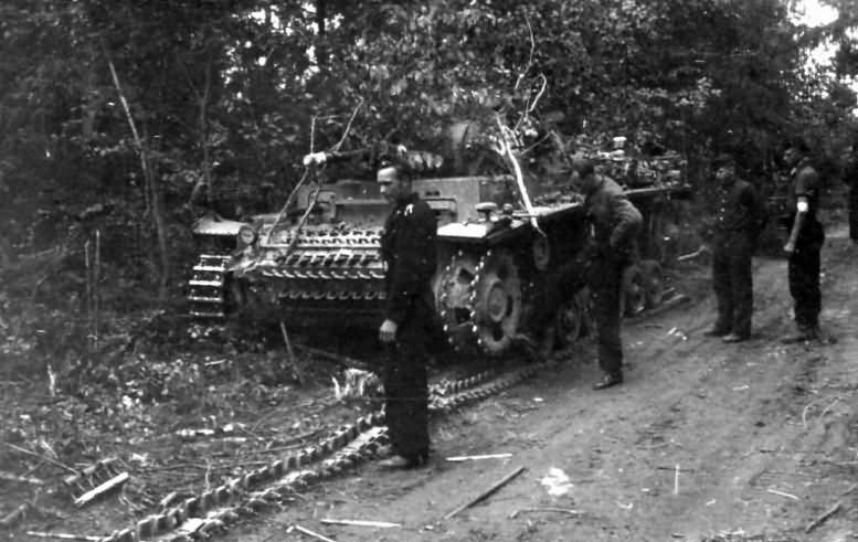 Panzer 3 tank detracked