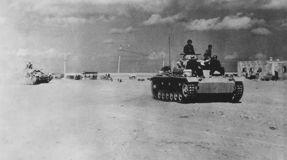 Panzer III in north afrika DAK