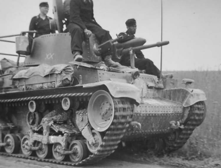 Light tank Panzer 35(t) of the 6. Panzer-Division