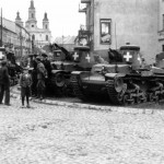 Panzer 35t tanks of the 1. leichte Division in Radom Poland 1939