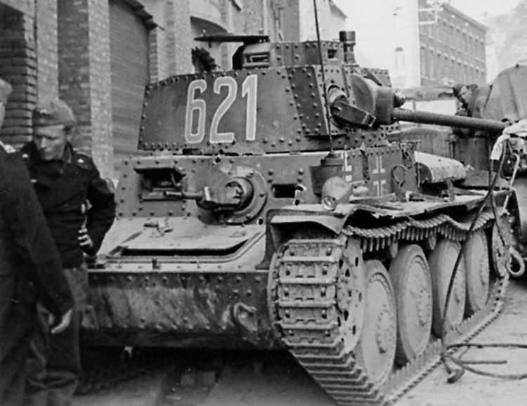 Panzer 38(t) tactical number 621