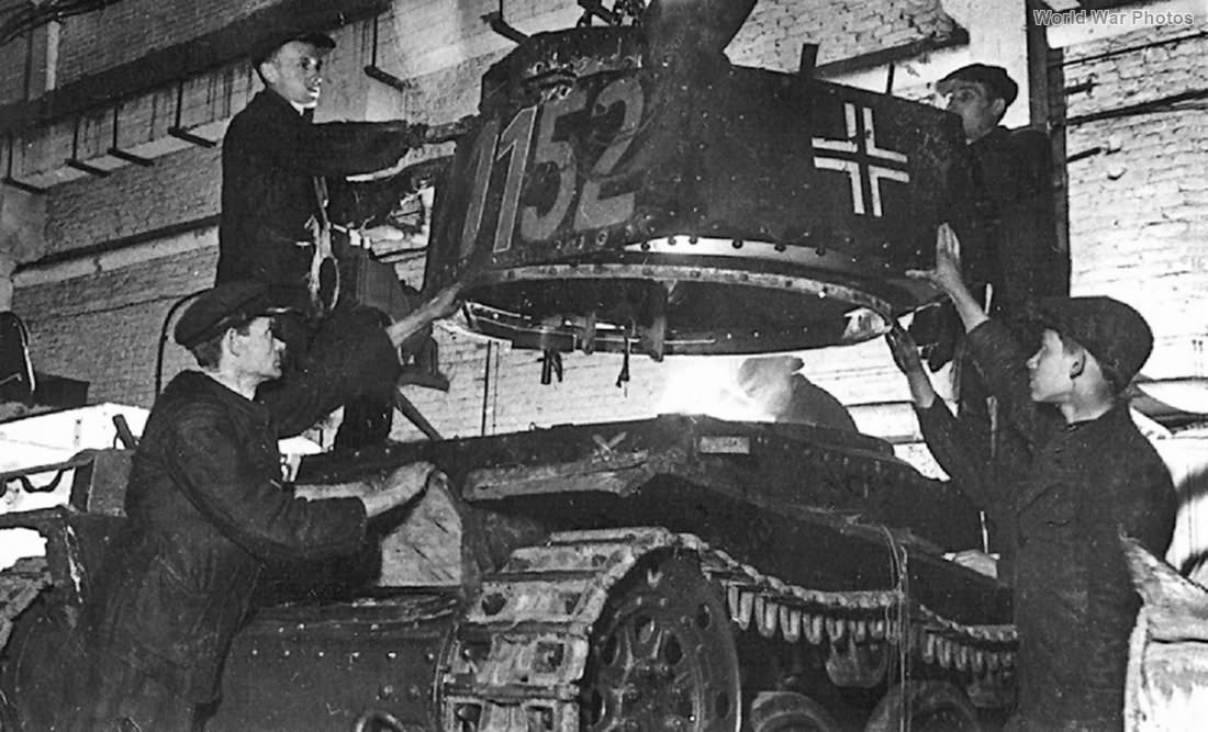 Captured Panzer 38(t) 1942
