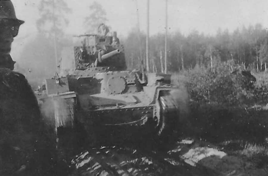 Panzer 38(t) of the 8th Panzer Division Lithuania June 1941