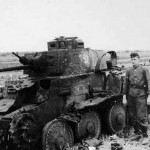 knocked out Panzer 38(t)