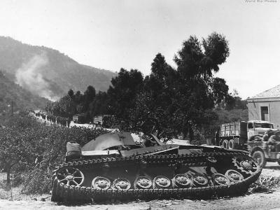 Knocked Out Panzer IV in Capo d’Orlando Sicily 1943