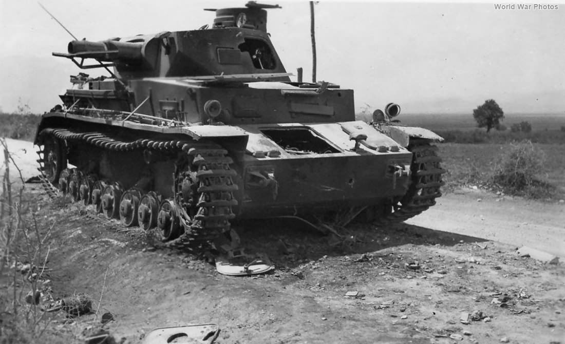 Destroyed Panzer IV Ausf C France 1940