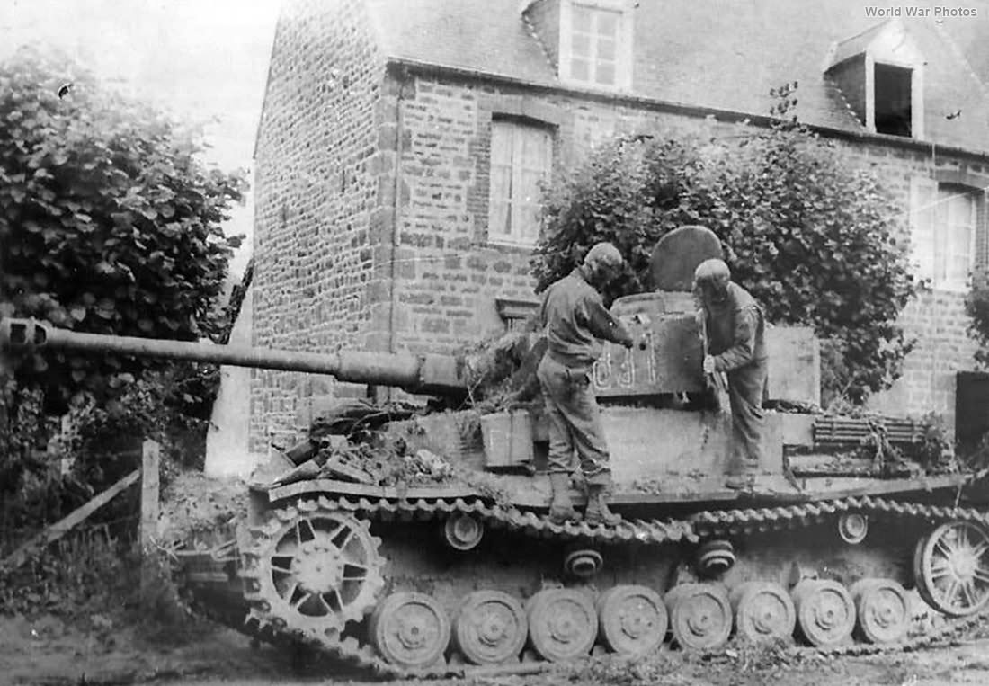 Captured Panzer IV Ausf H 831