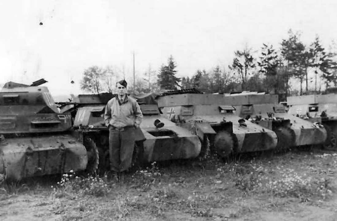 Destroyed Panzer I tanks