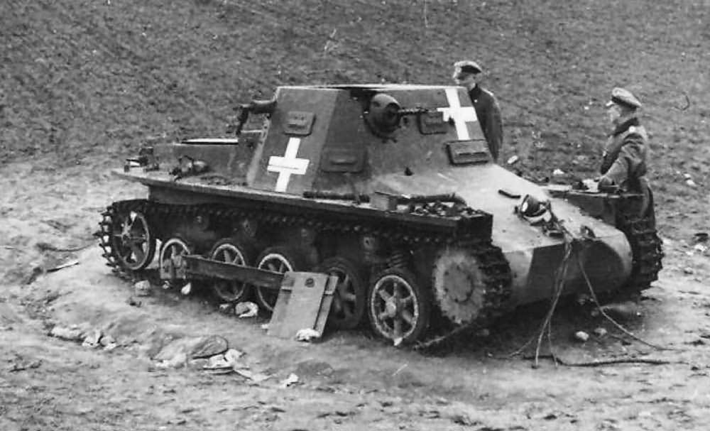 Kleine Panzerbefehlswagen auf Gw I Ausf B Poland 1939