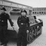 Crew with their Panzer I tank 3