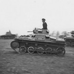 Panzer I tanks during a pre-war exercise