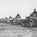 Panzer I tanks column