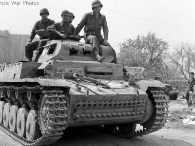 Captured Panzer II Africa
