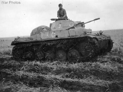 Panzer II of the 11th Panzer Division