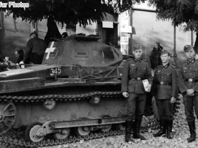 Panzer II coded 345, Poland 1939