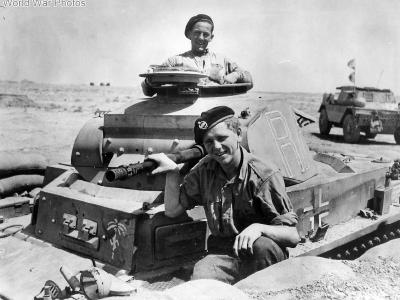 Captured by the British troops Panzer II DAK 2