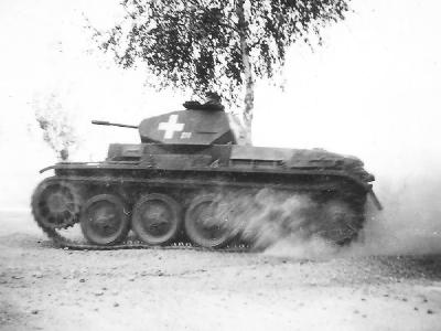 Panzer II D from PzRgt 35, 4th Panzer Division Pulawy 1939