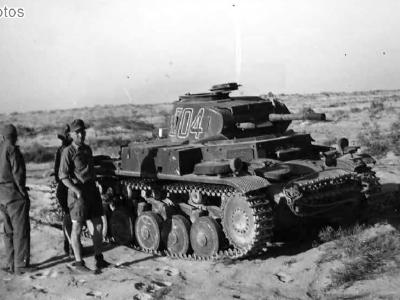 Panzer II I04 of the Deutsches Afrika Korps