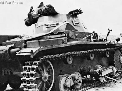Panzer II ausf b of the 4. Panzer Division Warsaw September 1939