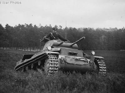 Panzer II during field exercises