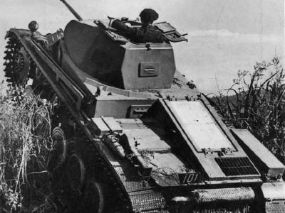 Panzer II fording