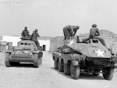 Panzer II and SdKfz 233