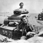 Captured by the British troops Panzer II DAK 2