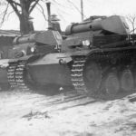 Panzer II tanks with extra armor